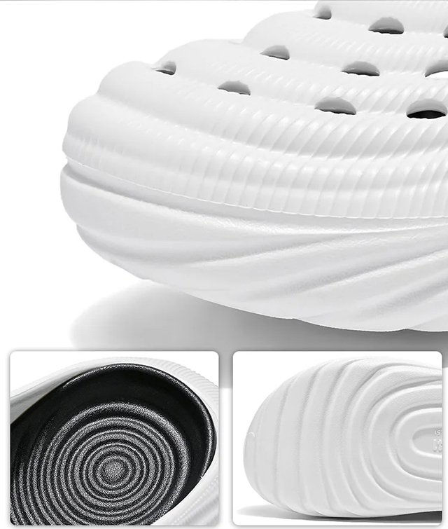 【Augmentez de 5 cm, soutenez la voûte plantaire】Chaussures à trous pour hommes à double usage-FBA