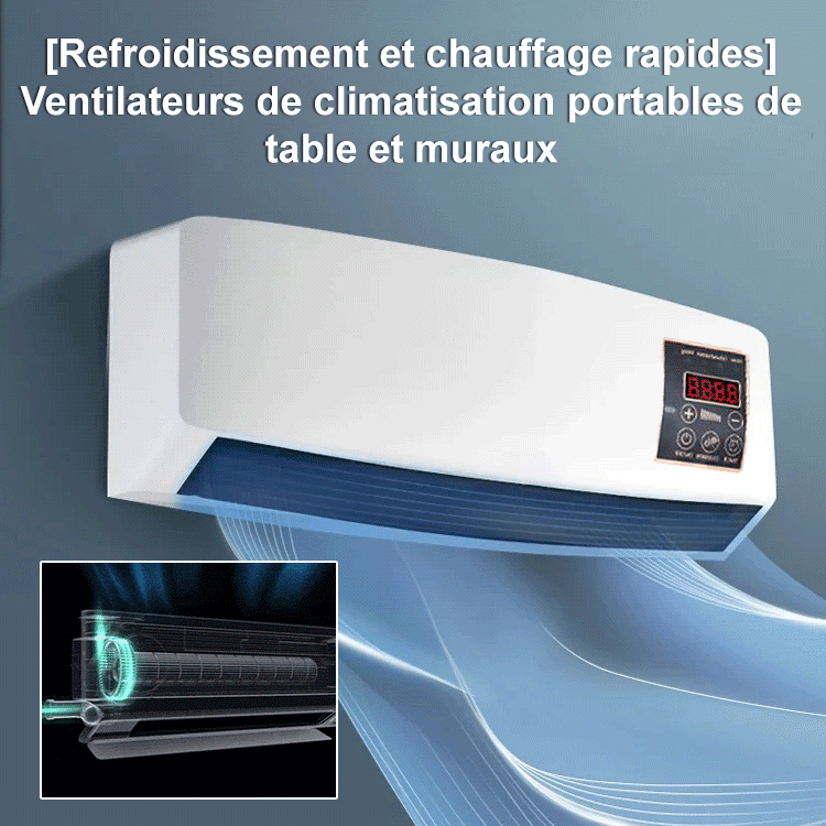 Petit climatiseur mobile de chauffage et de refroidissement