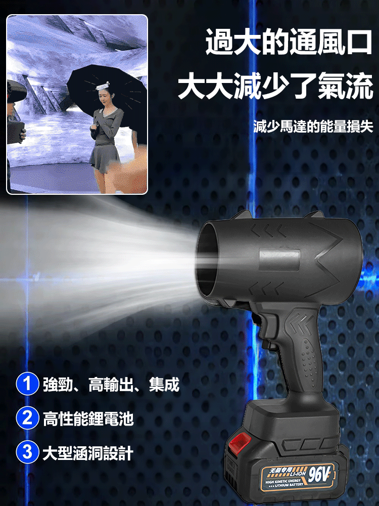 高功率鋰吹風機