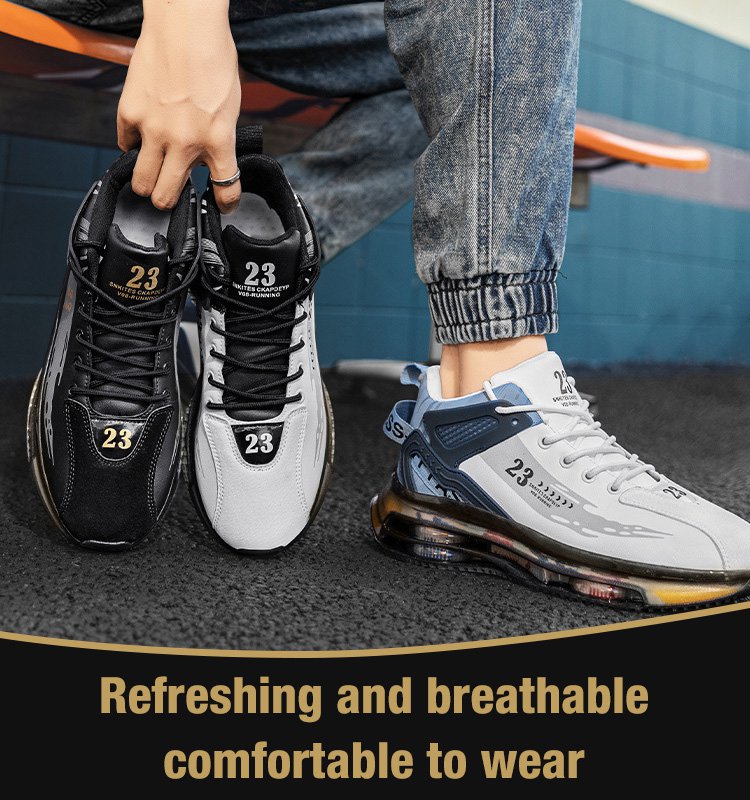 Air Cushion Height Increasing Athletic Shoes