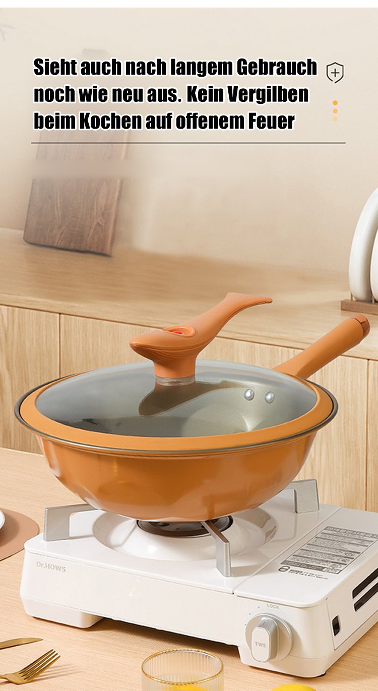 Robuster Titan Kochtopf mit Antihaft-Effekt