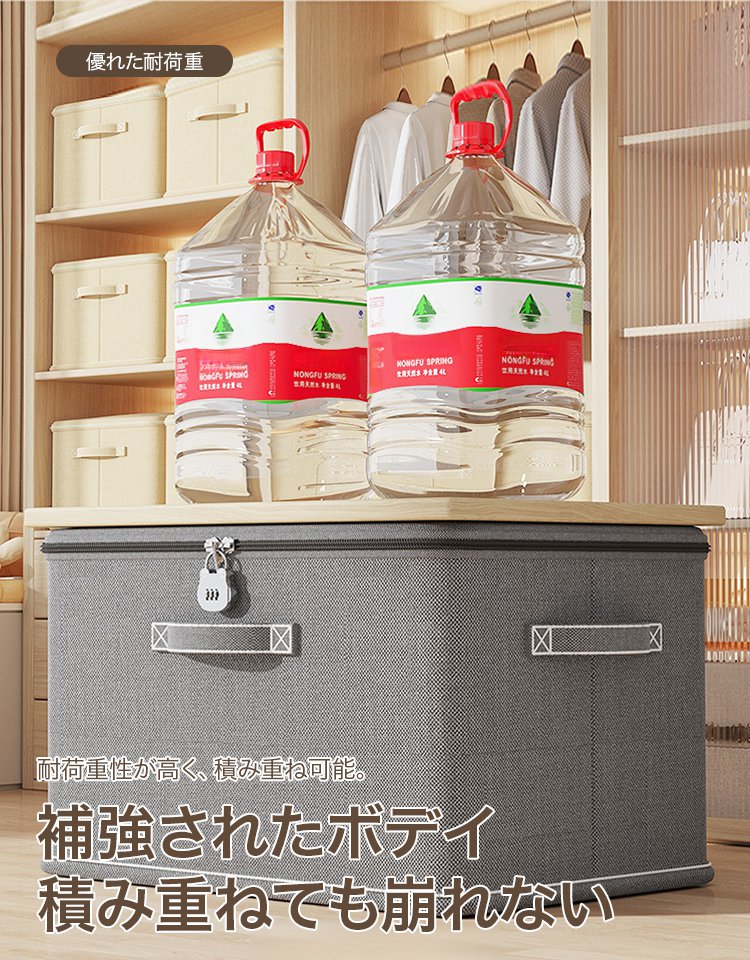 TSAロック付き大容量収納ボックス