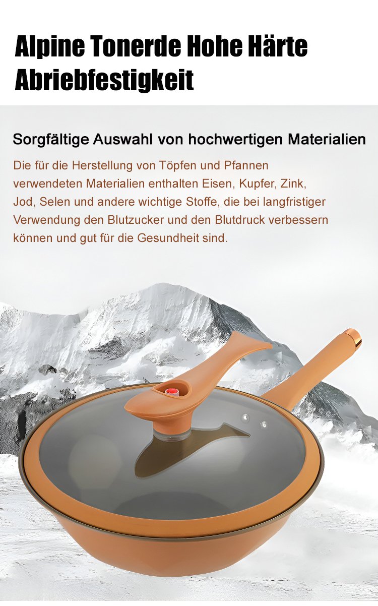 Fettarmes Kochen mit Antihaft Gesundheitstopf