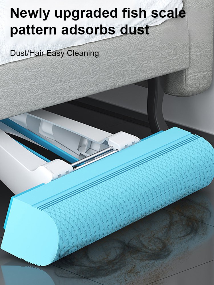 [Increased water-absorbent cotton head] Super water-absorbent fish scale mop