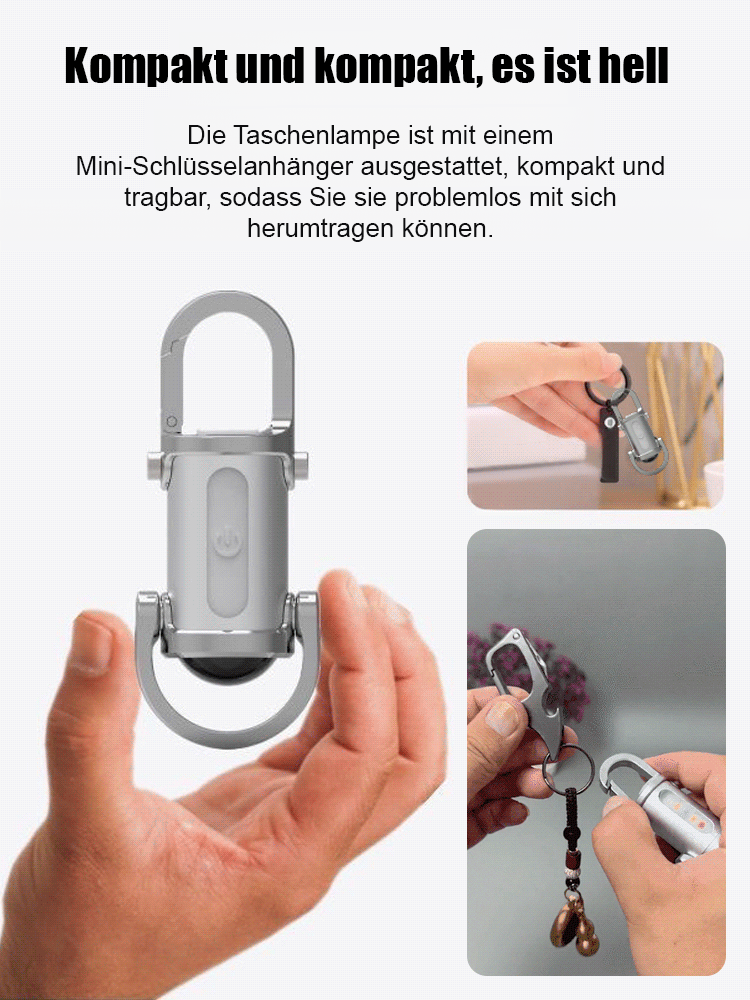 [Bright Bright Bright] Schlüsselanhänger-Taschenlampe