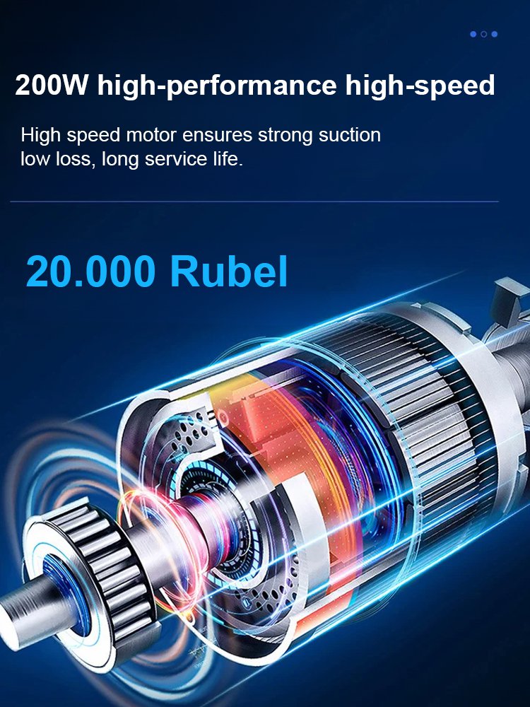 [Fanttik same style] Car wireless charging vacuum cleaner