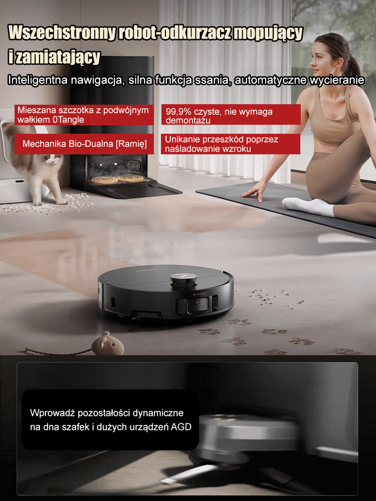 Robot zamiatający LiDAR