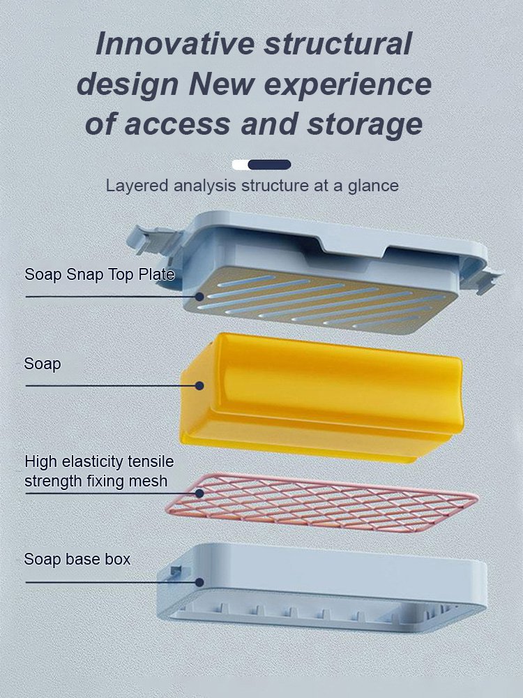 High elastic mesh soap box