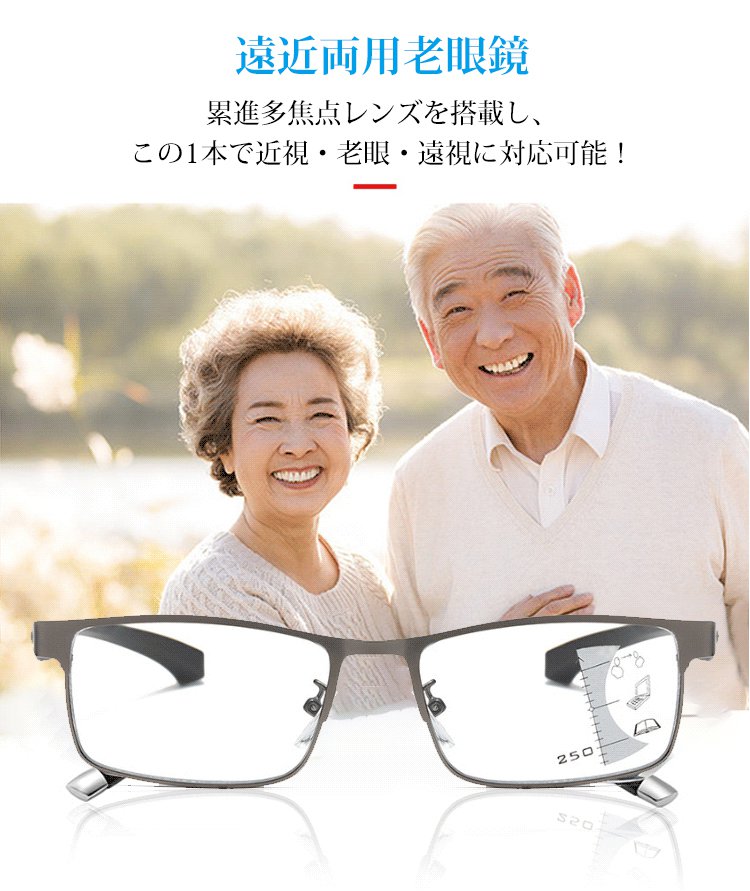 累進多焦点メガネ