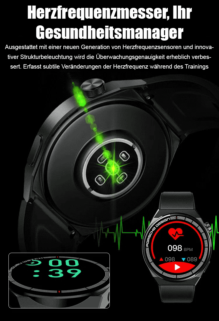 GT8 Porsche Sport-Smartwatch