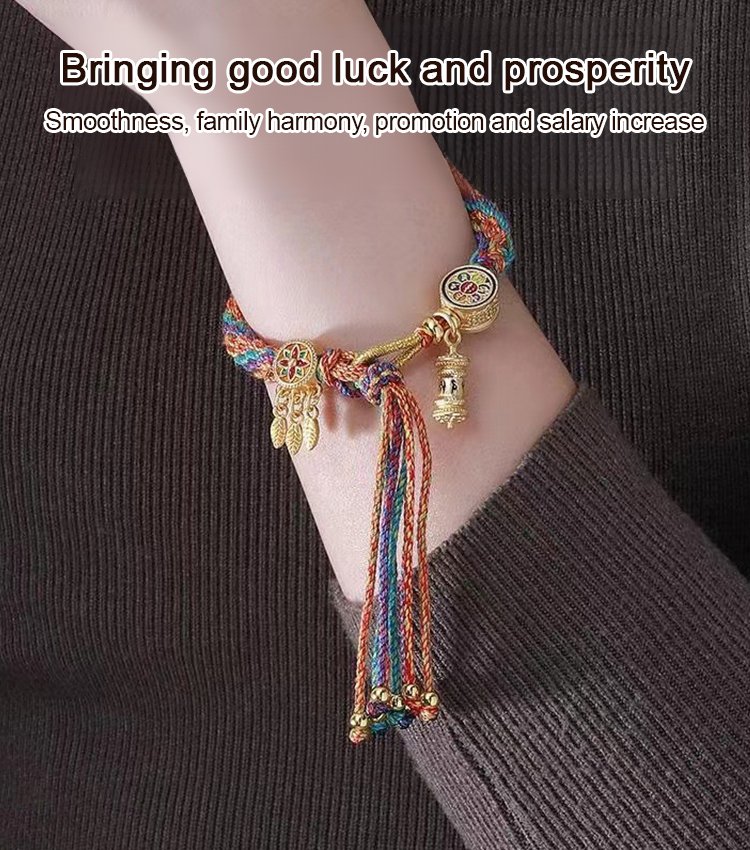 Hand-woven Mantra Beads Medicine Buddha Thangka Bracelet