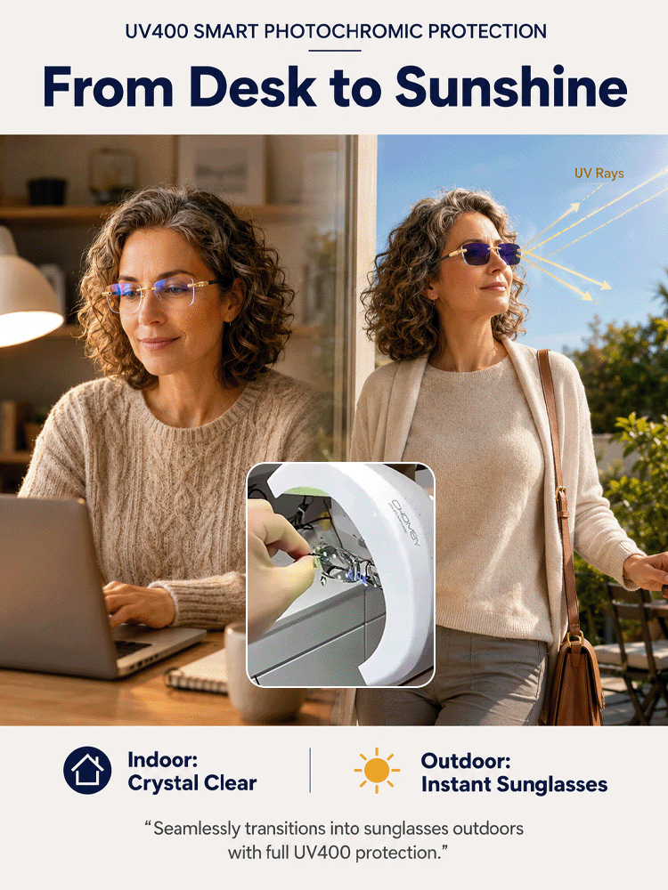 Smart Anti-Blue Light Bifocal Reading Glasses