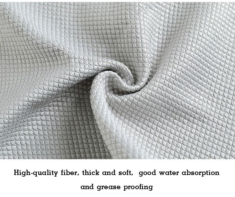 Fish Scale Pattern Super Absorbent Cloth cleaning spills