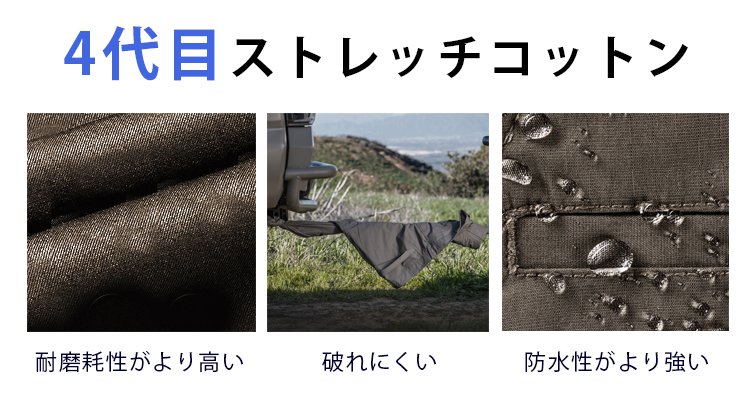 破れにくい高耐久素材の拡大写真