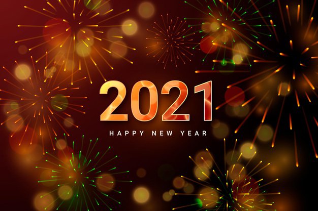Fireworks new year 2021 background Free Vector.jpg