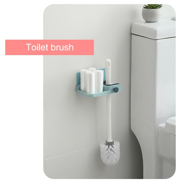 Mop and broom holder keeping floor clean