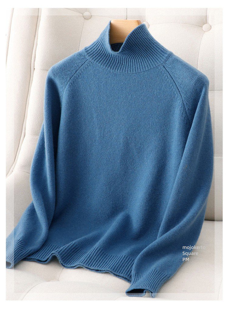 暖かく軽いカシミヤ100％レディースセーター