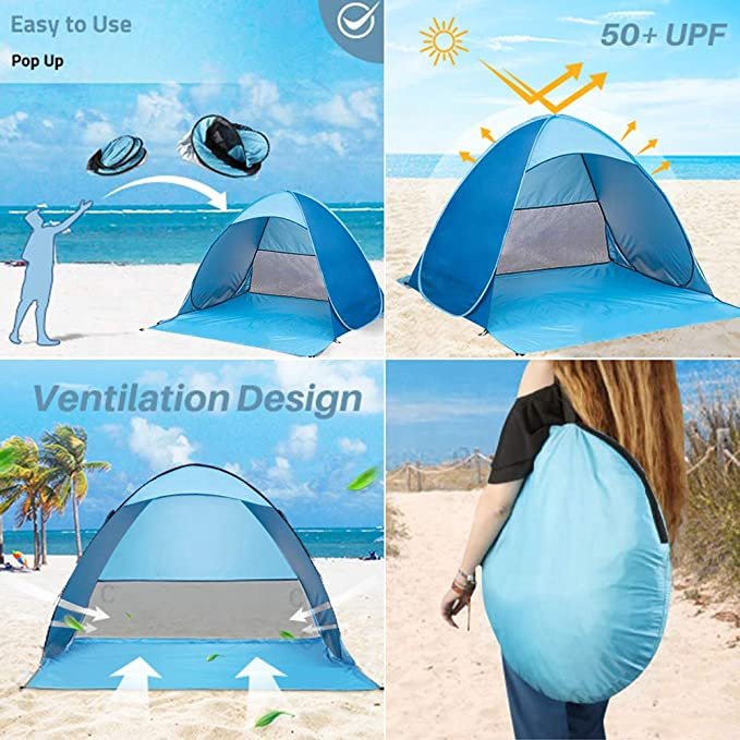 Chengmo beach sunshade tent for adults and children