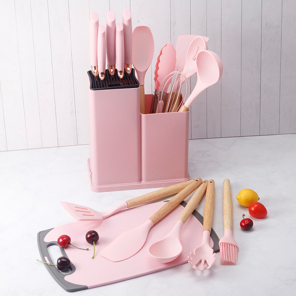 19종 노스틱 실리콘 주방 도구 세트