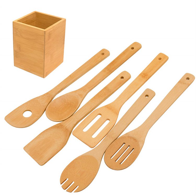 Natural Bamboo Kitchen Spatula