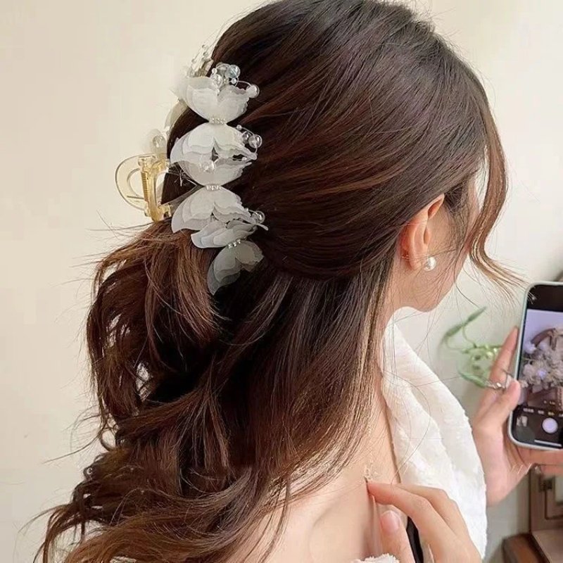 Large butterfly claw headband