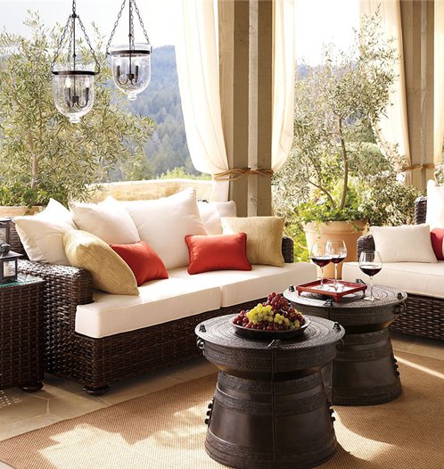 พนักพิงและเบาะรองนั่งเก้าอี้คู่ขนาดใหญ่