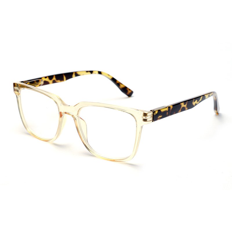 Square-framed reading glasses