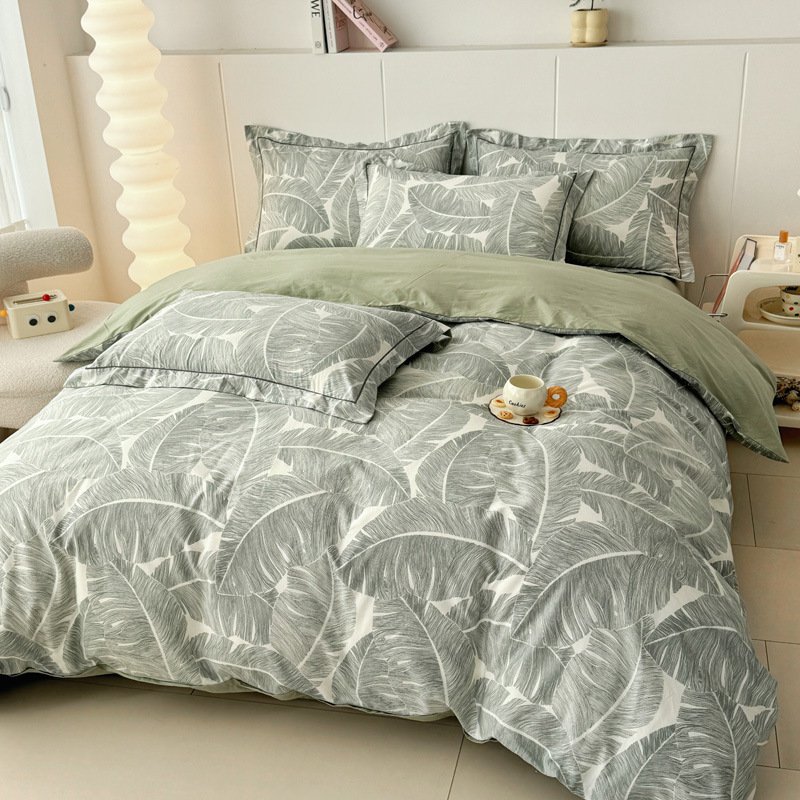 現代印花純棉四件套