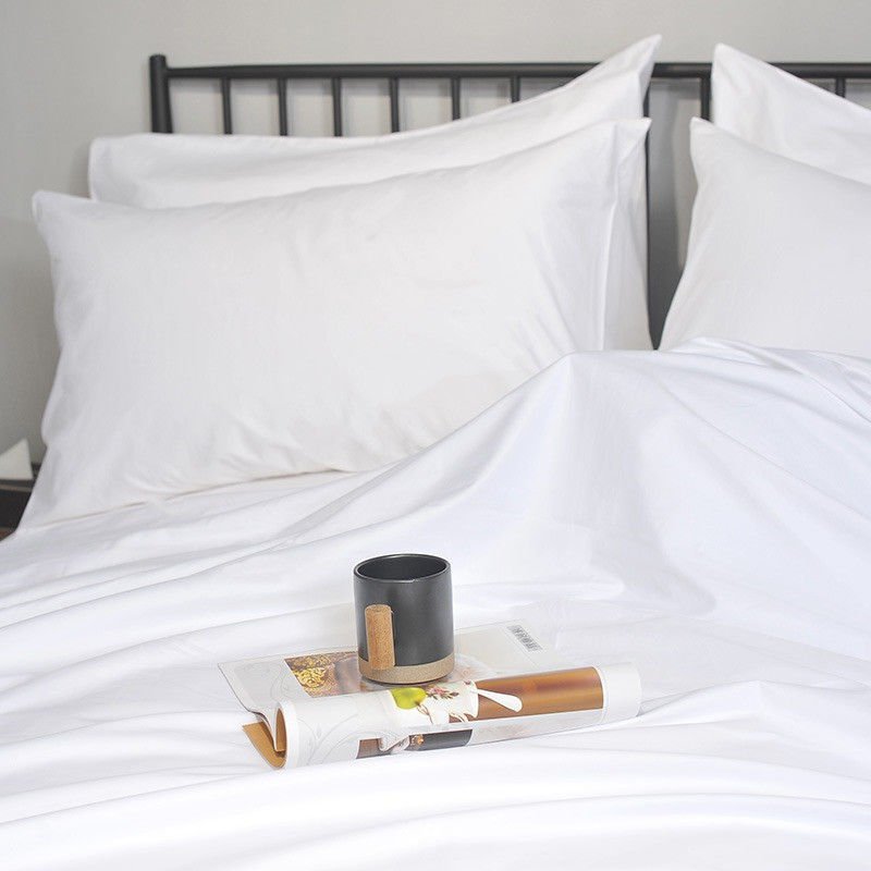 500 Thread Count Hotel Bed Sheet Bedding Set Drap De Lit Luxury Bed Sheet Set Manufacturers Wholesal