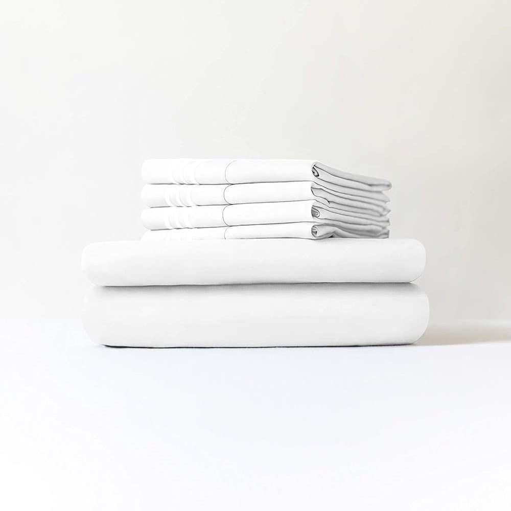 超柔らかい高級ベッドシーツ クイーンサイズ 4点セット