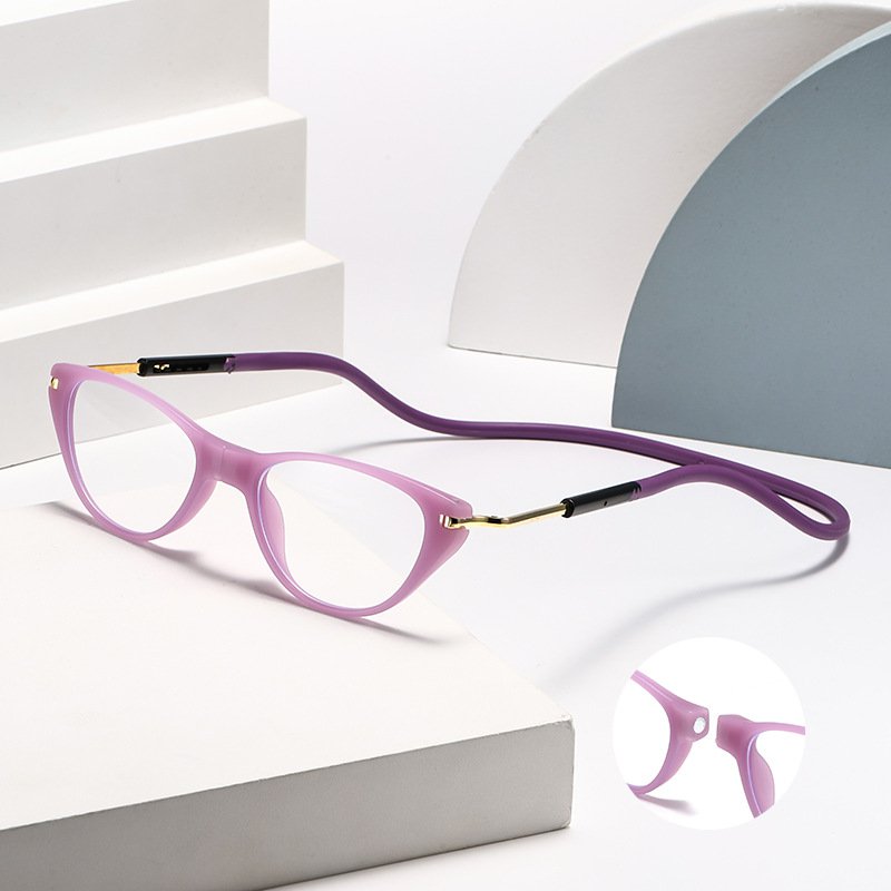 Strong magnetic reading glasses