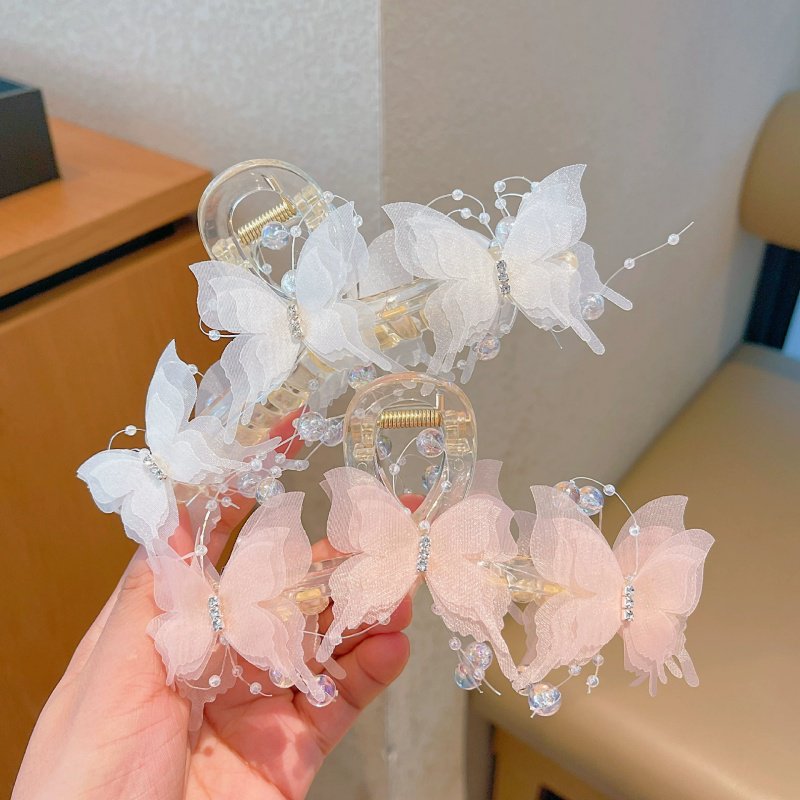 Duży klips w kształcie motyla