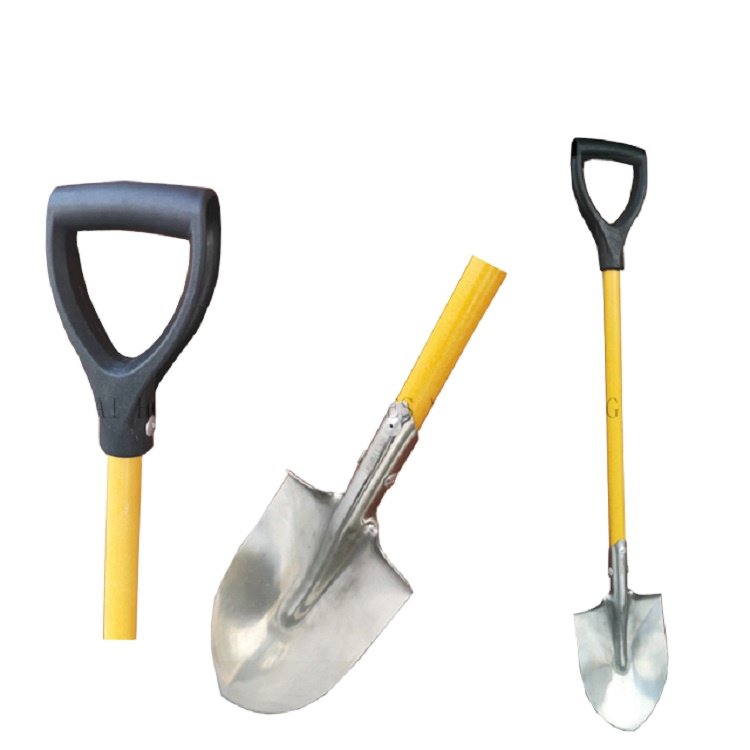 Customized Size Fiber Glass Handle Shovel with FRP Handle Fiber Glass for Shovel Bending and Cutting