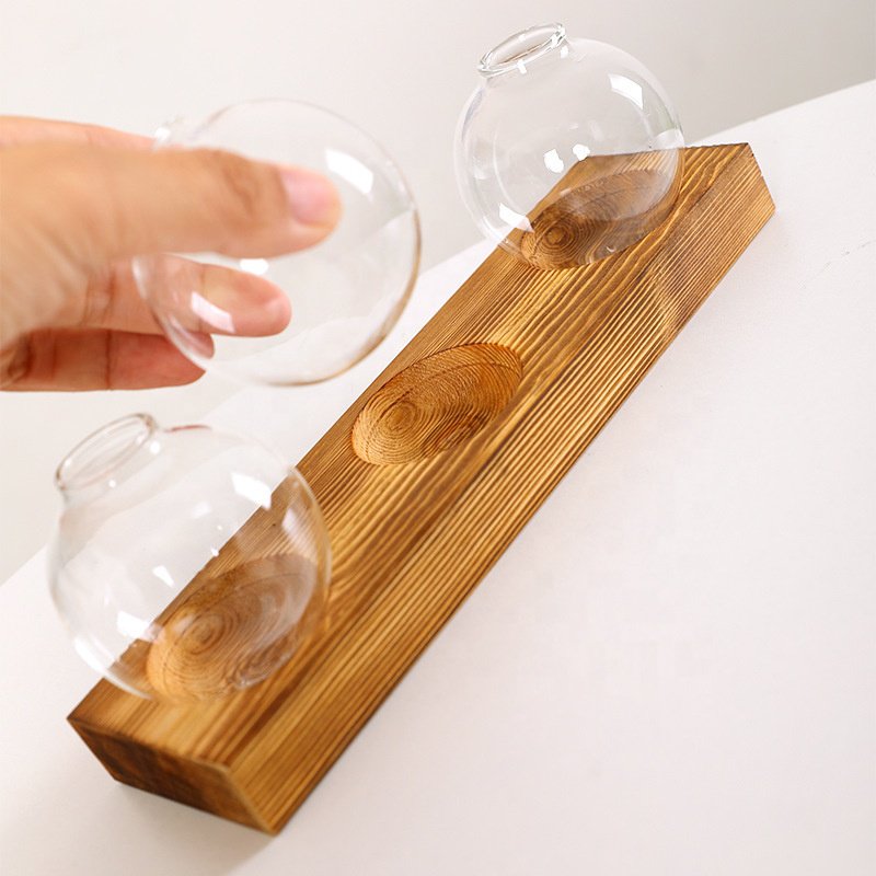 Glass light bulb vase