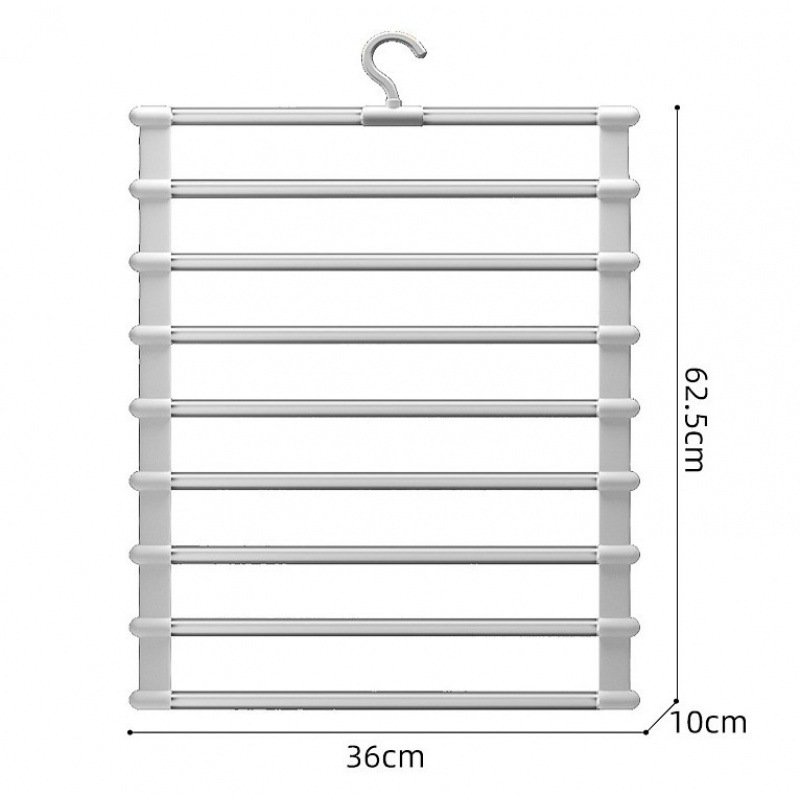 多機能ステンレスズボンハンガー