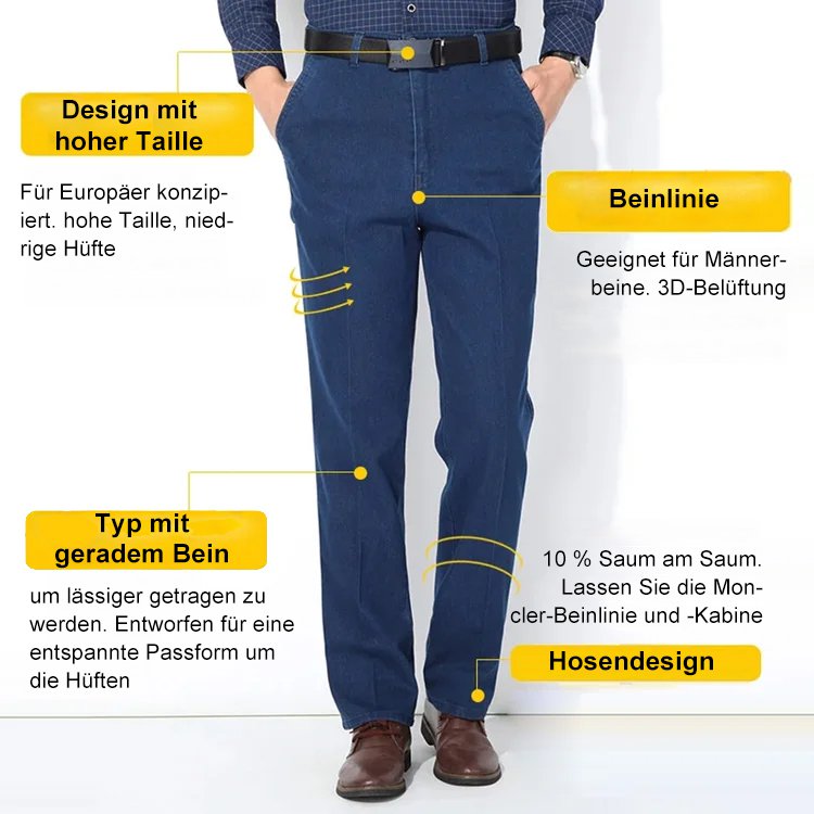 Dünne Stretch-Herrenjeans