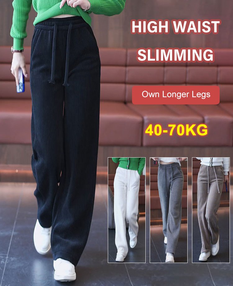  [New Arrival] Loose and Comfortable Slimming Wide Leg Casual Pant