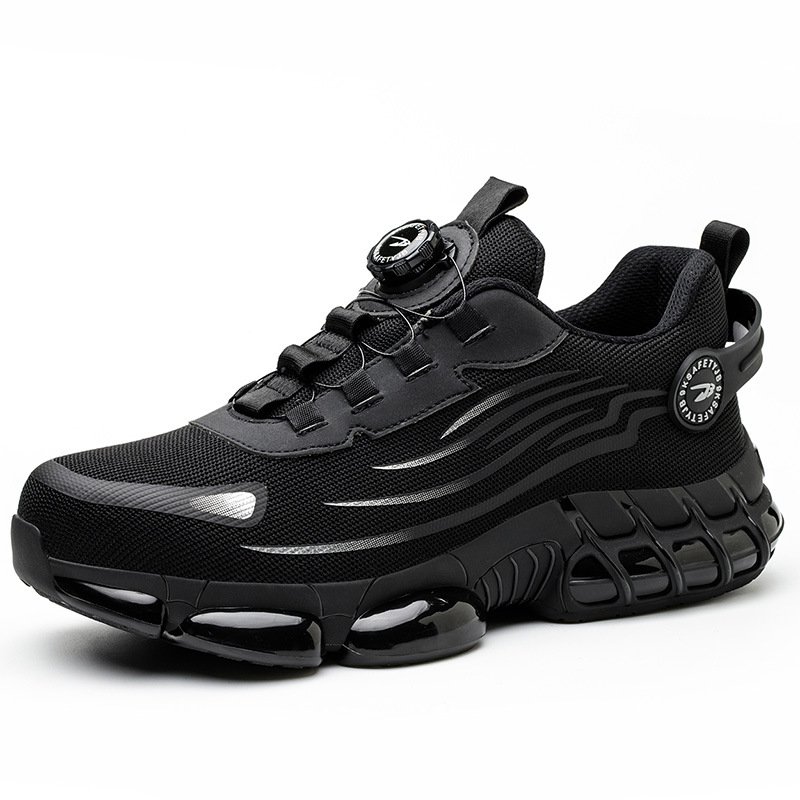 ノブ式耐衝撃・耐突刺安全作業靴