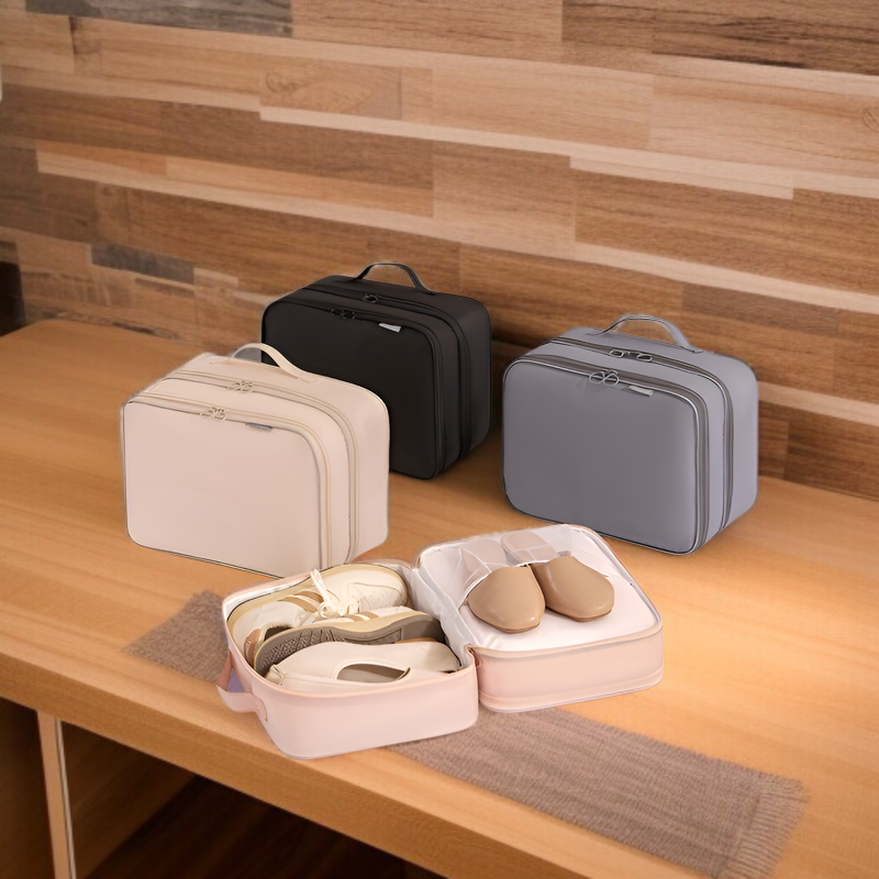 접이식 3단 신발 가방 전면 이미지