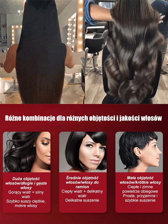 Niemiecki grzebień do prostowania i kręcenia włosów z jonami ujemnymi