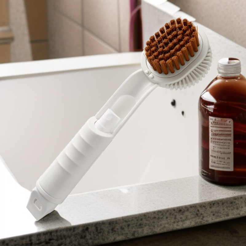 柔らかい毛の靴ブラシで靴を優しくクリーニング