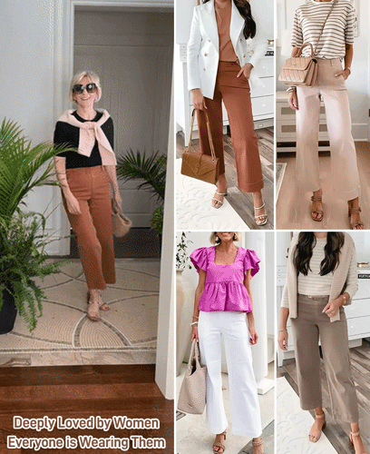 New High Waist Wide Leg Pants