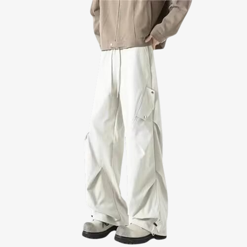 빈티지 디자인감 카고 팬츠 앞면