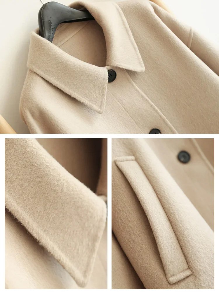 Rövid gyapjú kabát