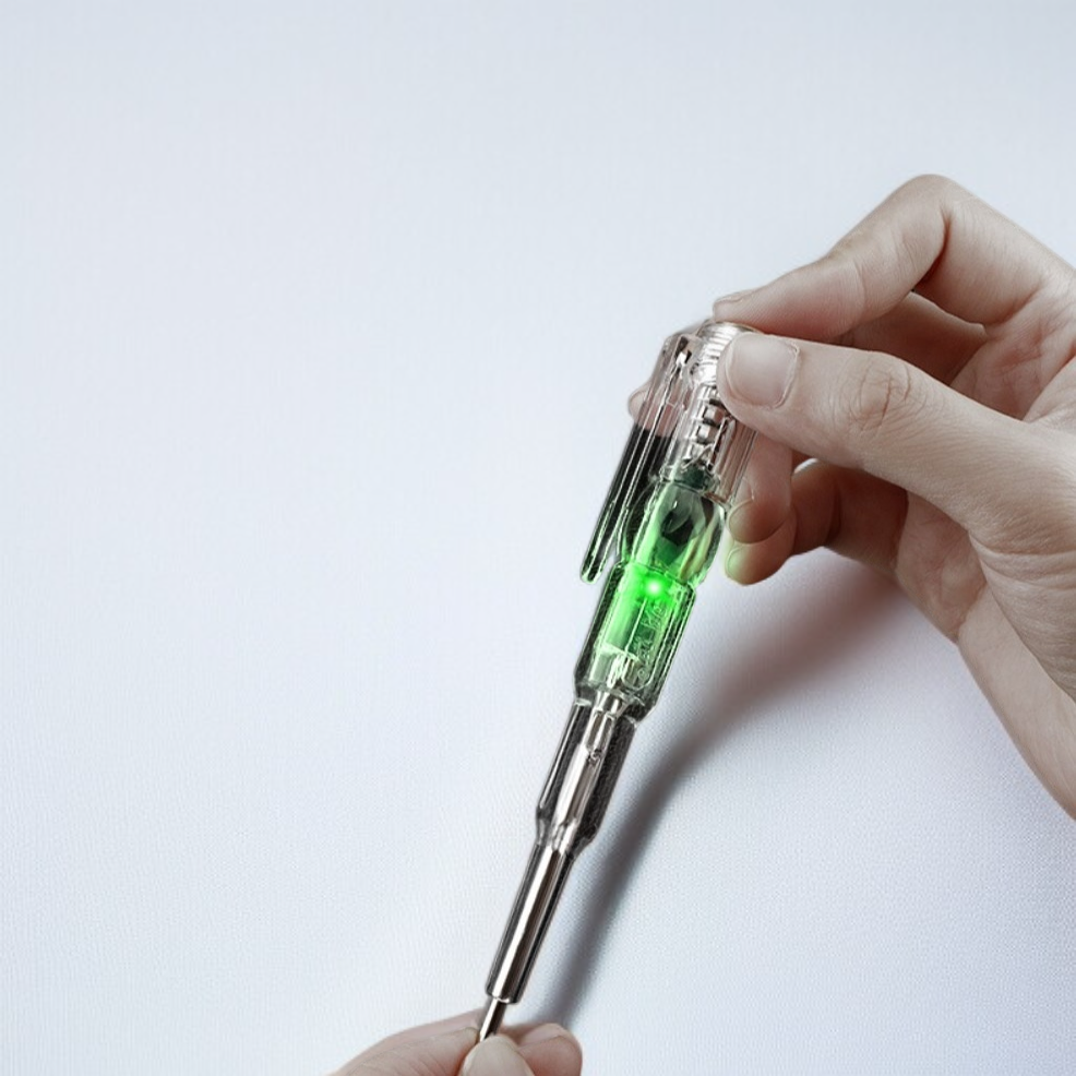 LEDライト搭載で暗所作業も安心