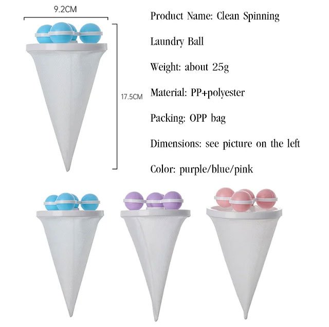 Clean Spinning Laundry Ball