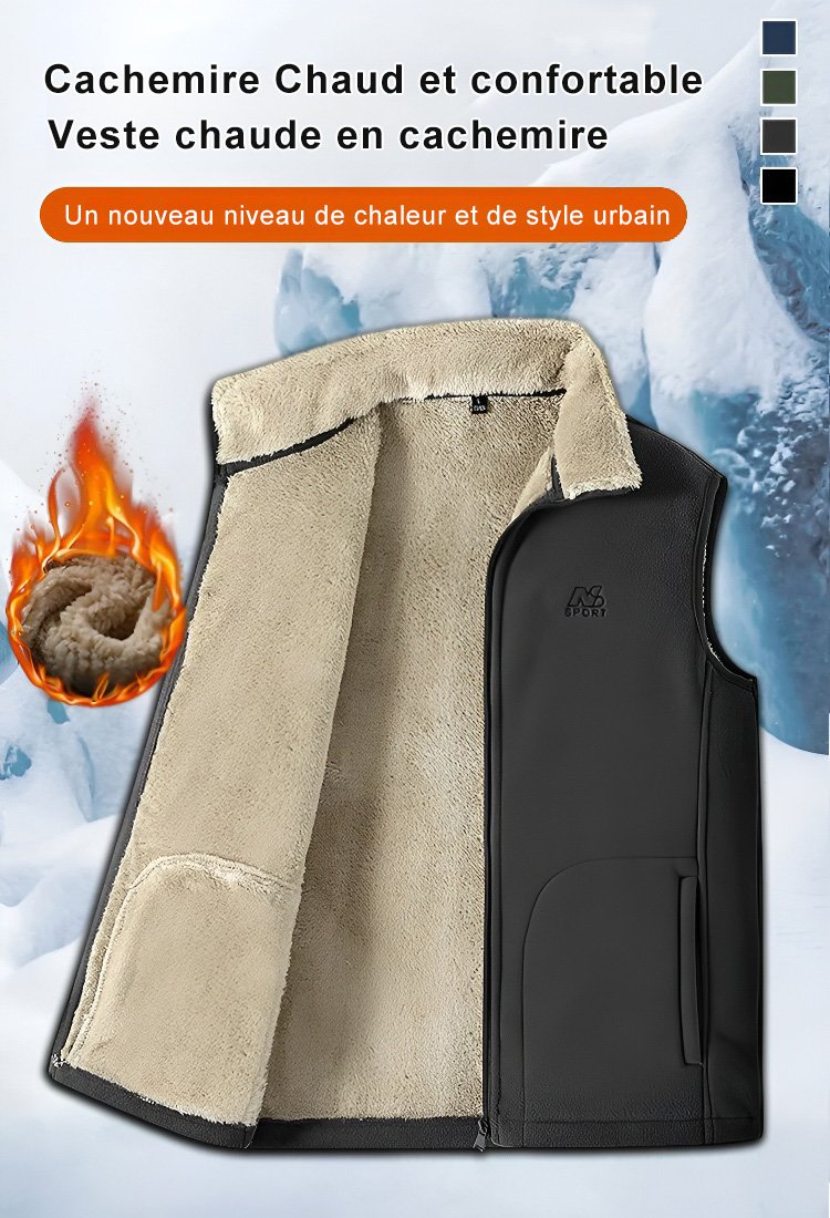 Gilet en cachemire pour hommes
