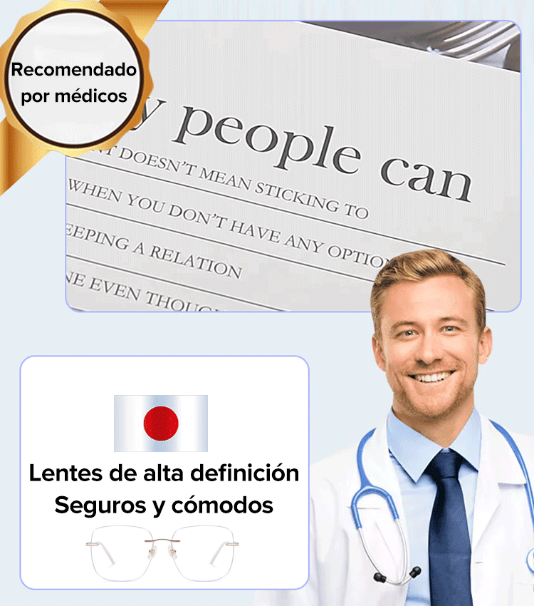 Gafas de lectura hermosas y de moda