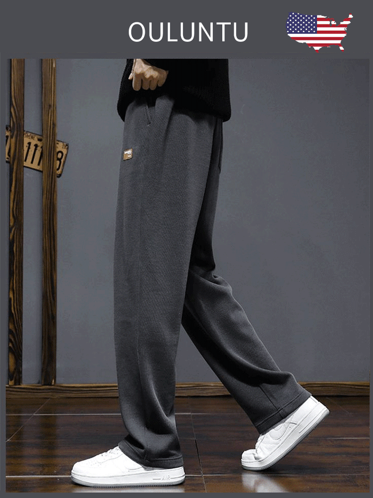 بنطال كاجوال جيد التهوية أمريكي بقصة الساقين الواسعتين 