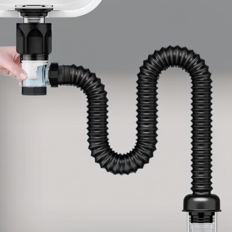 하수구 악취 차단 마개 사용 예시